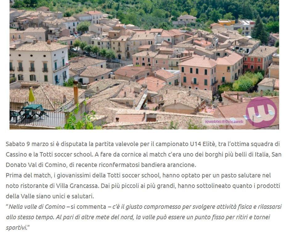 Villagrancassa Hotel Relais San Donato Val di Comino Kültér fotó
